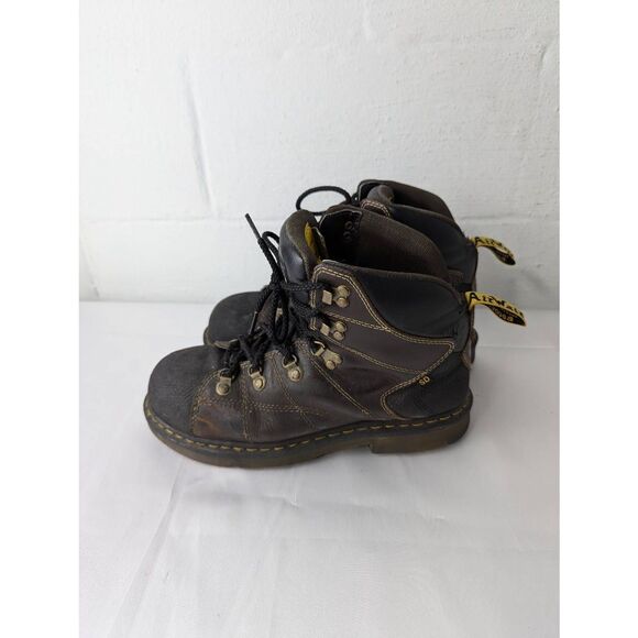 Dr. Martens Industrial Steel Toe Brown Boots Men's Sz 11 US AirWair‎ Safety Shoe - Picture 1 of 9